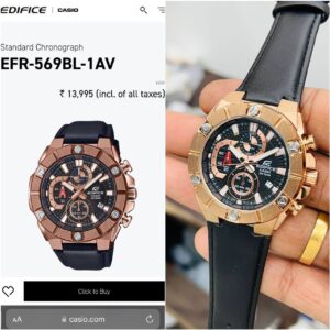 Read more about the article Edifice Casio EFR-569BL 7AAA Japan 2999/-