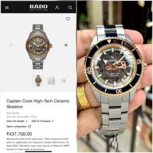 Read more about the article Rado Captain Cook High-Tech Ceramic 7AAA Automatic 4399/-