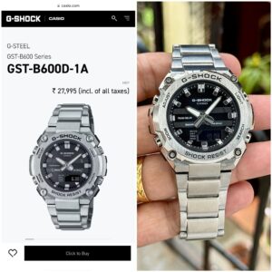 Read more about the article G-Shock GST-B600D 7AAA 3299/-