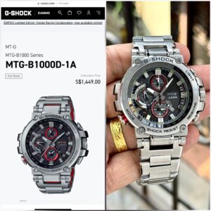 Read more about the article G-Shock MTG-B1000 7AAA 5499/-